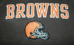 YOUTH Reebok Cleveland Browns SEWN Pullover Hooded Sweatshirt, M 10/12