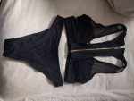 NWT - Frederick's of Hollywood Misha Mesh Panel Bikini - Size Small