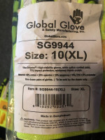 12 1 Dozen Global Vise Grip gloves SG9944 Safety Gloves Size 10 XL Quality Glove