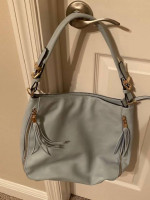 NEW LT. BLUE SPACIOUS DESIGNER HOBO BAG