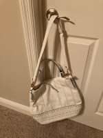 WHITE SPACIOUS DESIGNER HOBO BAG