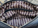 VINTAGE TIGNANELLO BLACK PEBBLE GRAIN LEATHER SATCHEL SHOULDER BAG EUC
