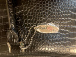 Mobile Edge Special Edition Computer Case Black Faux Croc w/Red Suede