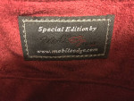 Mobile Edge Special Edition Computer Case Black Faux Croc w/Red Suede