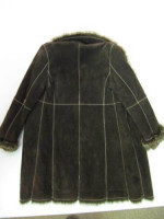 Women's Marvin Richards Dark Chocolate Brown Suede w/ Faux Fur Size S
