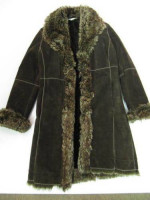 Women's Marvin Richards Dark Chocolate Brown Suede w/ Faux Fur Size S