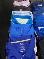 Lot Of 13 Oakley/Callaway/Mizuno/Misc Short Sleeve Polo Golf Shirt Men