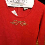 Liz Claiborne red sweater dress - size XS
