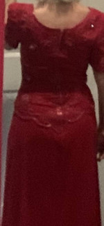 Red Formal Ball Gown