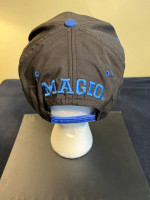 Vintage Orlando Magic Cap Black with Blue Brim NBA Licensed Adjustable