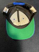 Vintage Orlando Magic Cap Black with Blue Brim NBA Licensed Adjustable