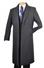BRAND NEW MEN'S WOOL & CASHMERE OVERCOAT