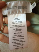 Ladies Women's David's Bridal Bridesmaid's Prom Dance Dress size 8
