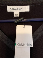 NWT - Men's Calvin Klein Black / Gray Sweater size Large