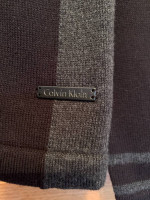 NWT - Men's Calvin Klein Black / Gray Sweater size Large