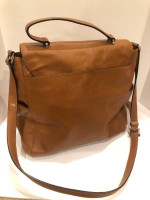 Michael Kors Chestnut Brown TurnLock Crossbody Handbag Purse