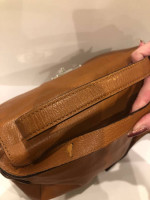 Michael Kors Chestnut Brown TurnLock Crossbody Handbag Purse