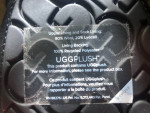 Brand New UGG Men's Suede Black Leather Moccasin Slippers (Size 11)