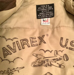 VINTAGE 1986 AVIREX LTD Leather Flight Vest - NEW!