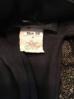 Black and gold evening dress - Size 10