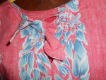 Reyn Spooner Childs Reverse Print Cotton Summer Dress 6 7 6-7