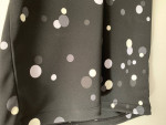 Women's DKNY Petite Small Black/White Design Sleeveless Shirt Blouse