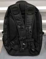 High Sierra Black XBT Backpack Laptop and Tablet Pockets Airflow Back