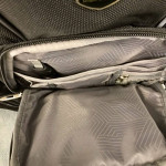 High Sierra Black XBT Backpack Laptop and Tablet Pockets Airflow Back