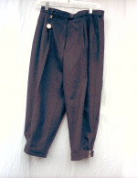 New, Lady's Wool Blend Dark Gray, German Lederhosen Pants, Size M