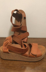 Loints Of Holland Samba Streefkerk Wedge Platform Sandals Size 8 Like New