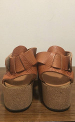 Loints Of Holland Samba Streefkerk Wedge Platform Sandals Size 8 Like New