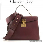 Gorgeous Christian Dior Dioraddict Top handle Leather satchel Handba