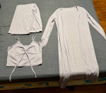 SHEIN Lavender 3 piece Outfit, Size Medium