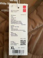 *Brand New* UNIQLO White Mountaineering Hybrid Down Jacket (XL)