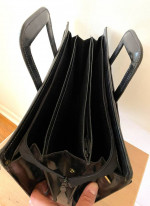 Attaché Briefcase - Black Leather