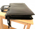 Attaché Briefcase - Black Leather