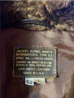 G 1 Navy Jacket (cowhide) size 52