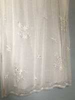 White Sheer 2 Piece Long Dress size Medium