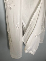 White Sheer 2 Piece Long Dress size Medium