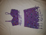 Purple 2 piece competition dance costume