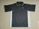 FedEx Express Dark Gray & White Polo Shirt Size L
