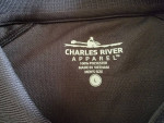 FedEx Express Dark Gray & White Polo Shirt Size L