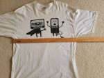 I Am Your Father Cassette MP3 Player Funny Graphic T-Shirt Size XL