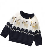 Christmas Reindeer Sweater Long Sleeve (Toddler Boy)