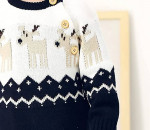 Christmas Reindeer Sweater Long Sleeve (Toddler Boy)