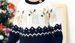 Christmas Reindeer Sweater Long Sleeve (Toddler Boy)