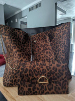 Leopard Print Purse with Wallet