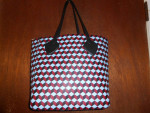 Anne Klein Georgia Tote Large Bag Lion Head Blue Red Black Pink