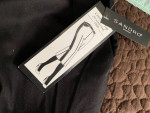NWT Sandro Black Size 12 Slender Look Capri Cotton Pants