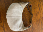 Coach Limited Edition Leather Grommet Studded Shoulder Bag Purse